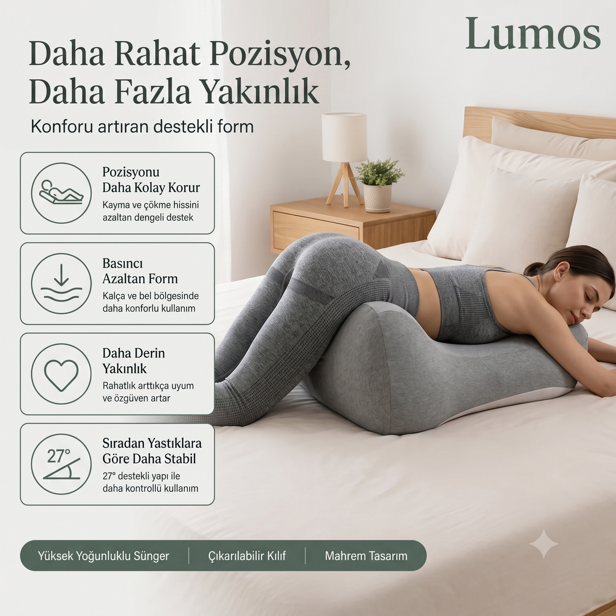 Comfort Wedge Destek Yastığı